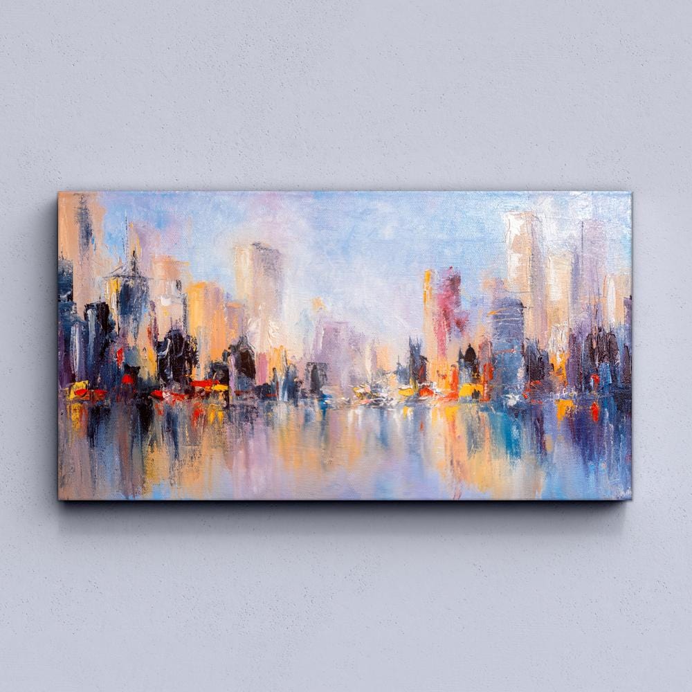 Skyline City View Canvas