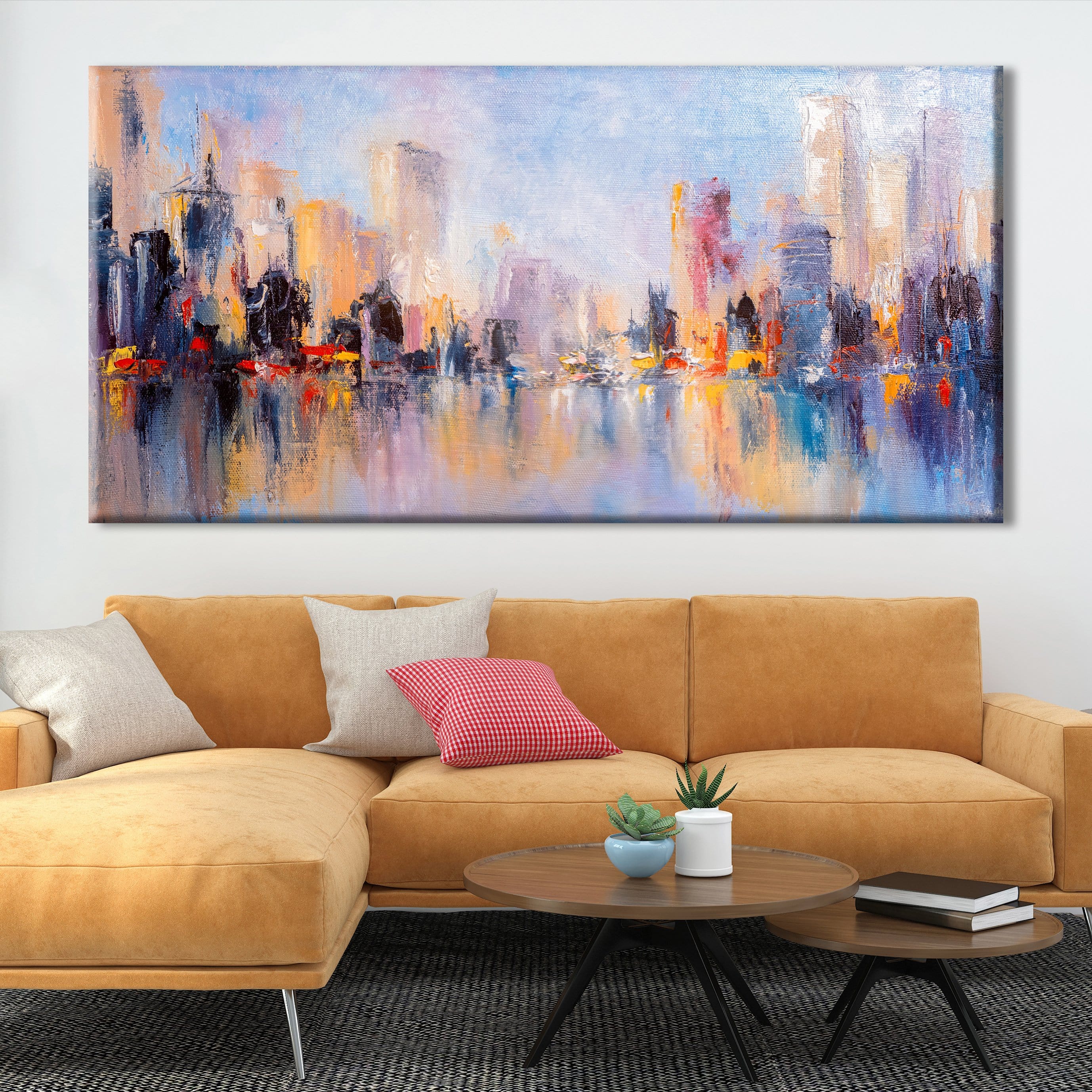 Skyline City View Canvas