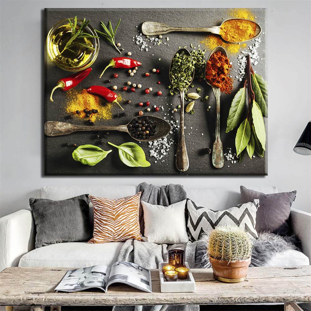 Spices & Seasonings Canvas