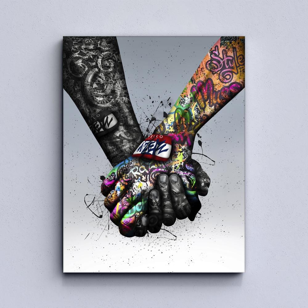 Support hands Canvas