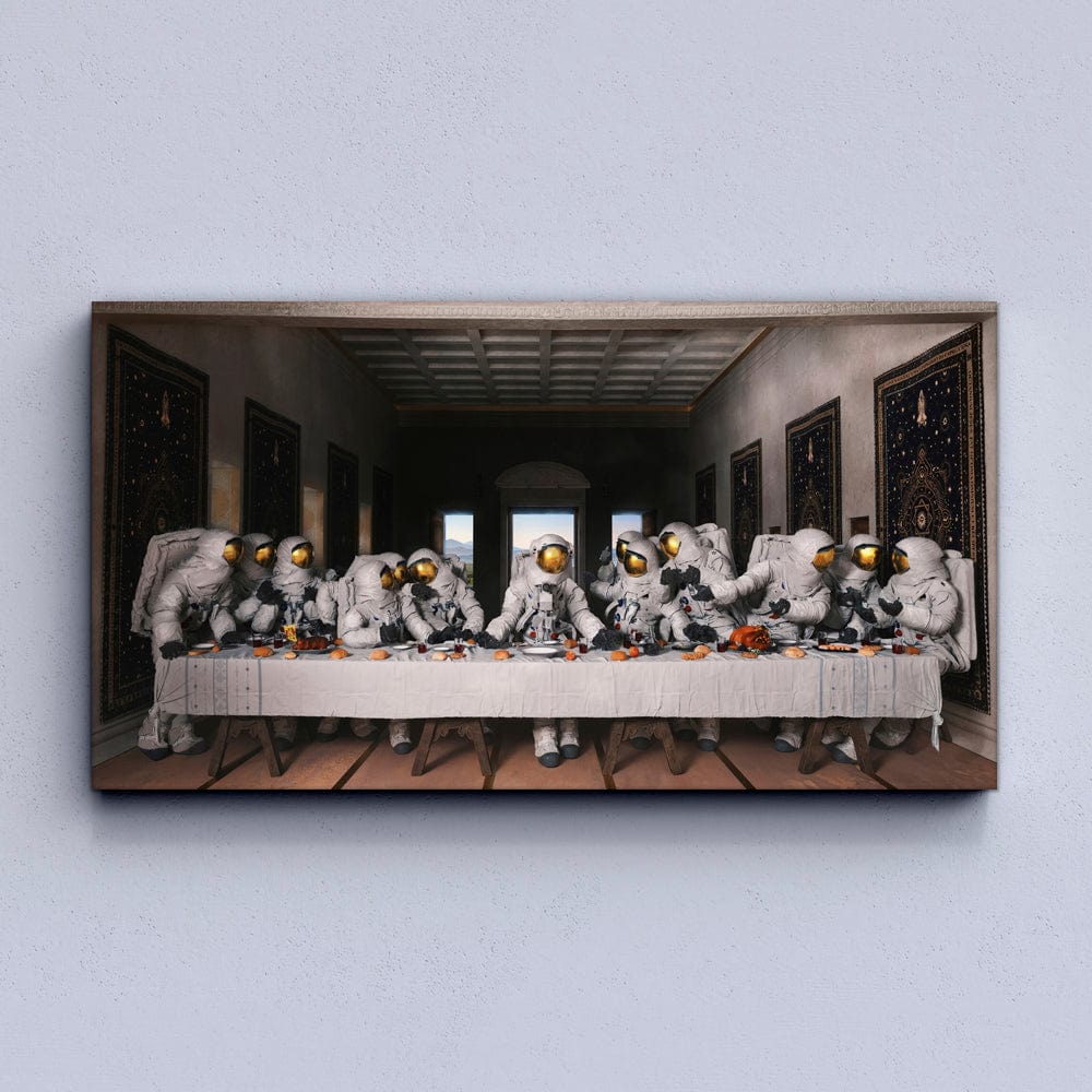 The Astronaut Supper Canvas