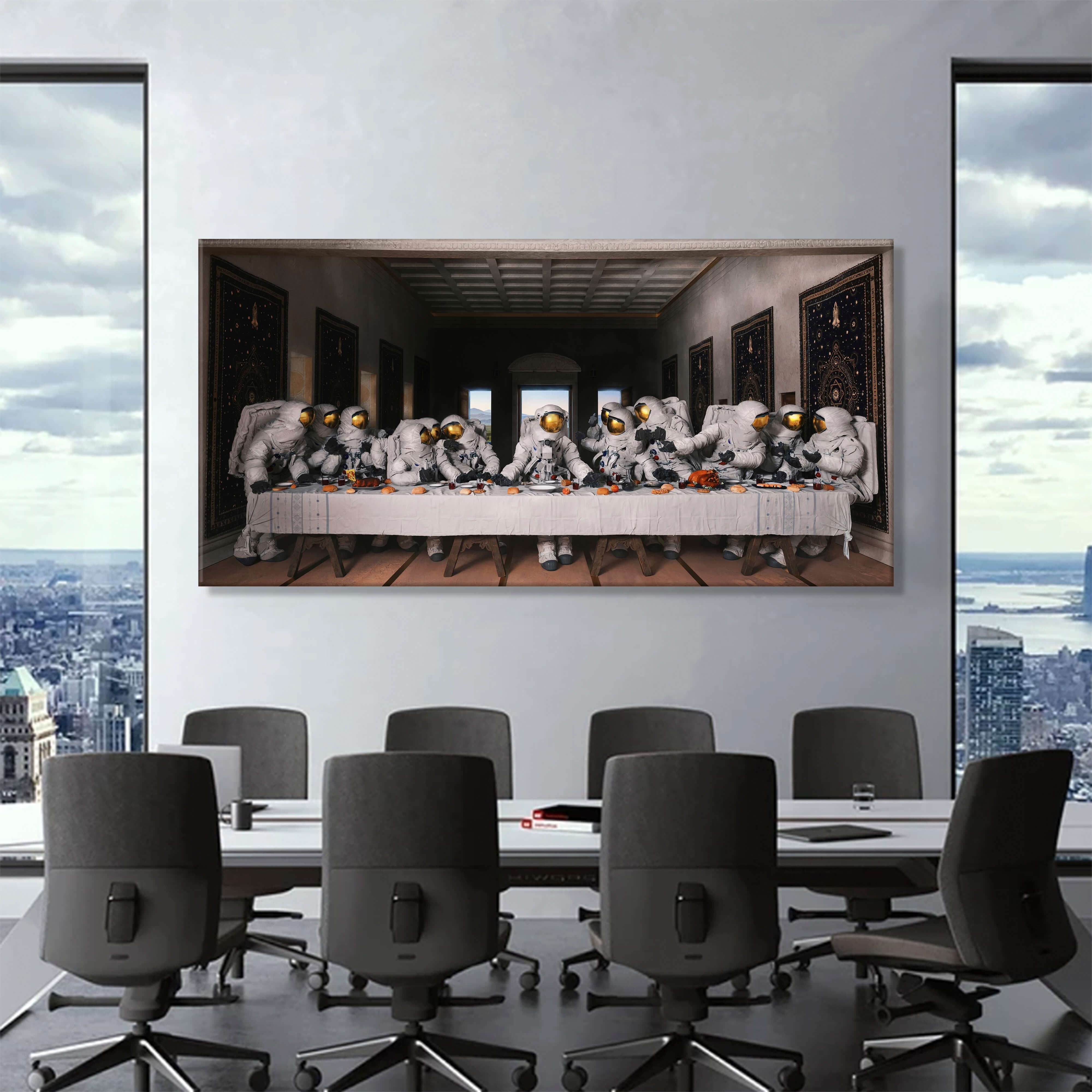 The Astronaut Supper Canvas