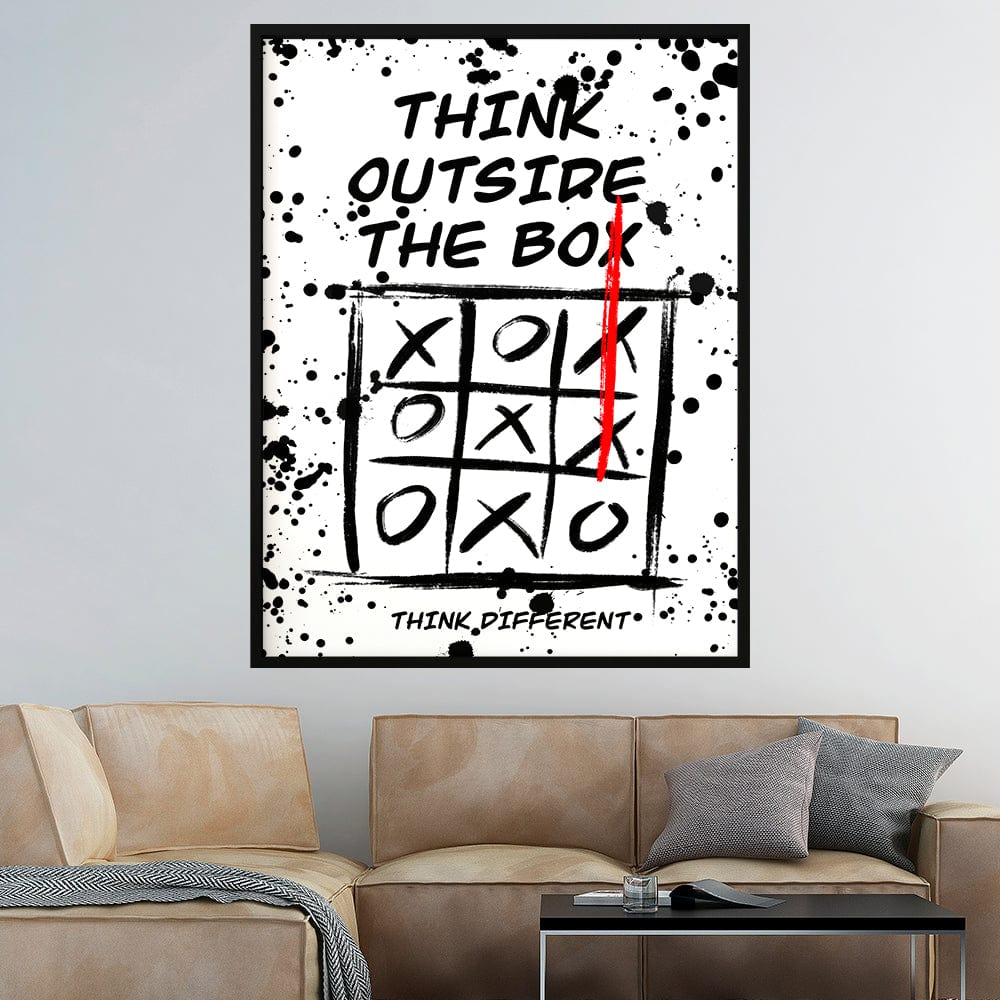 Think Outside The Box Canvas