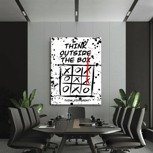 Think Outside The Box Canvas