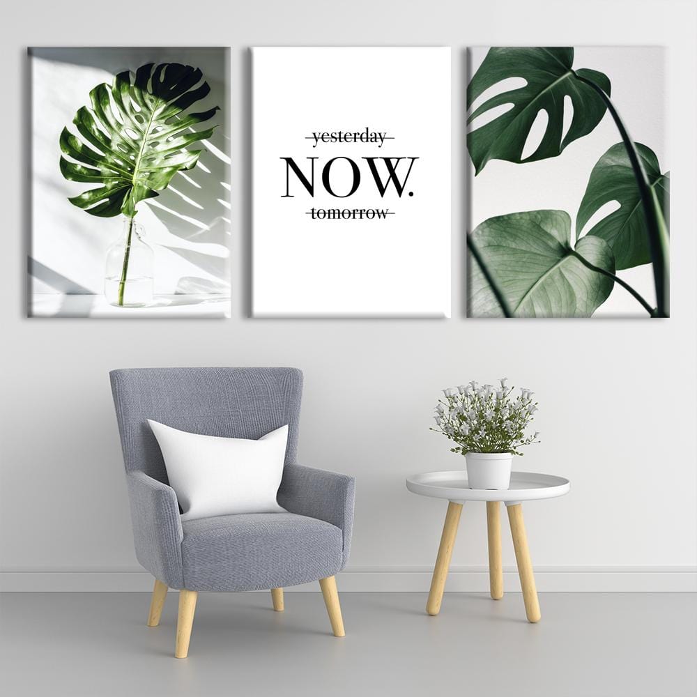 Tropical leaf Canvas