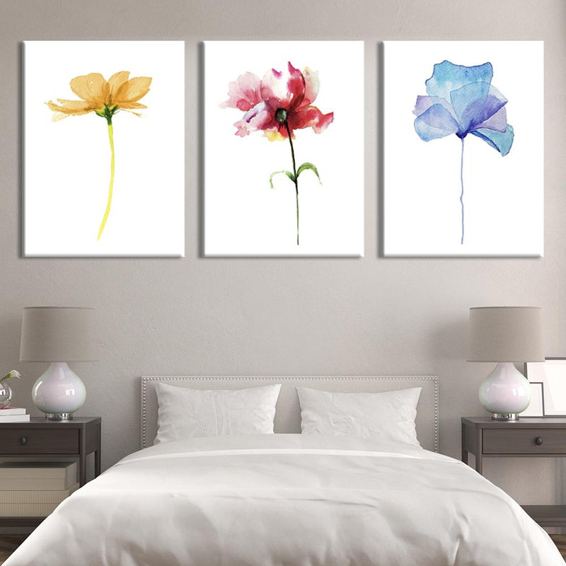 Watercolor flowers Canvas