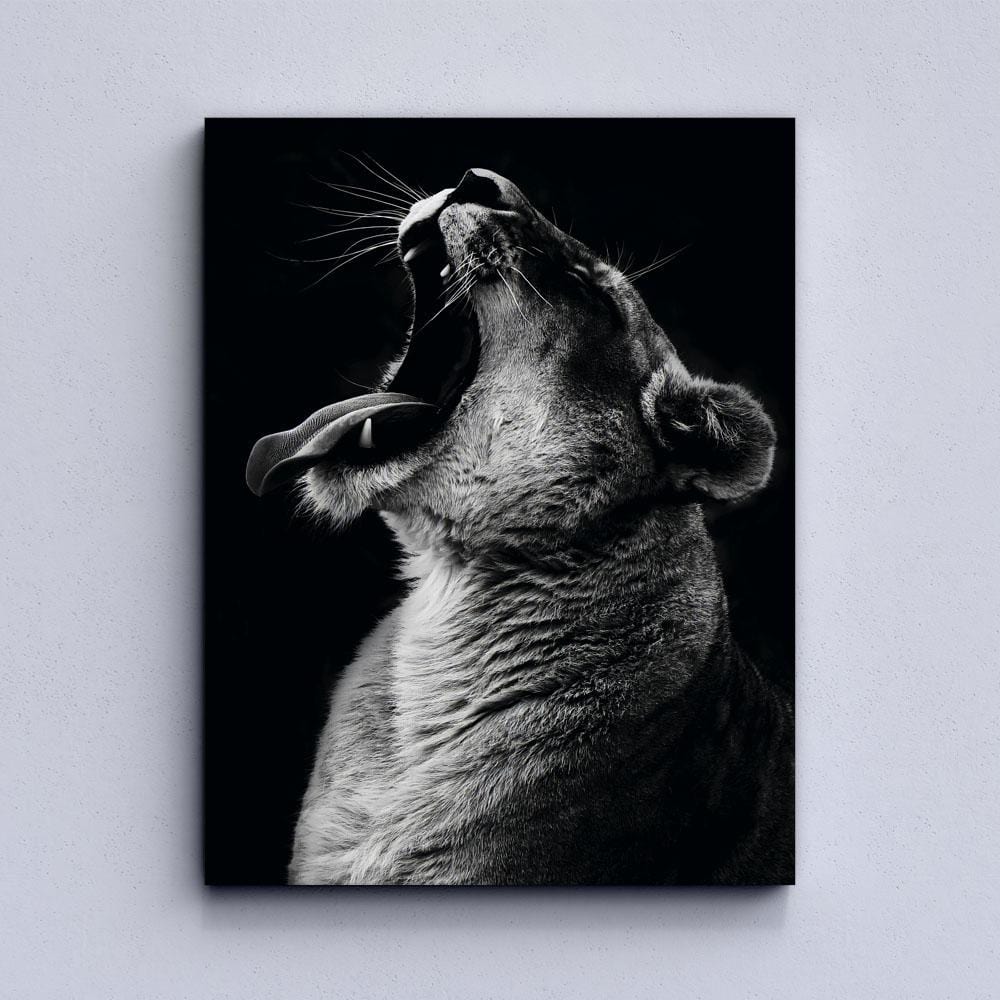 Black Lion Canvas