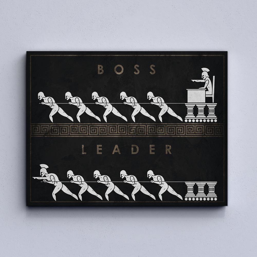 Boss vs Leader Canvas