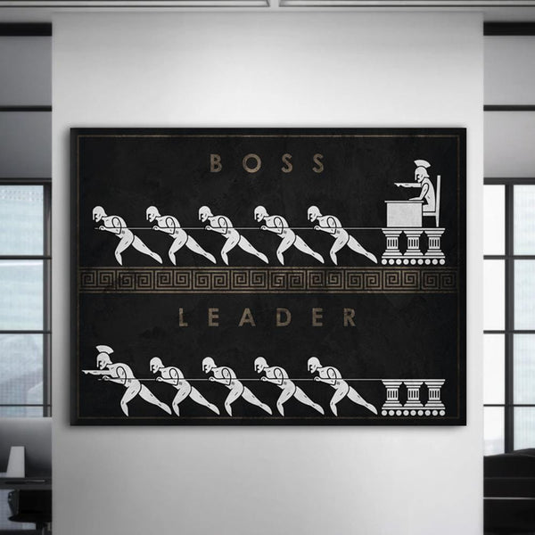 Boss vs. Leader Canvas