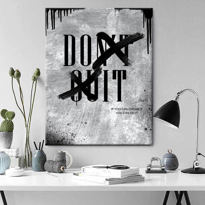 Don't Quit - Do It Canvas