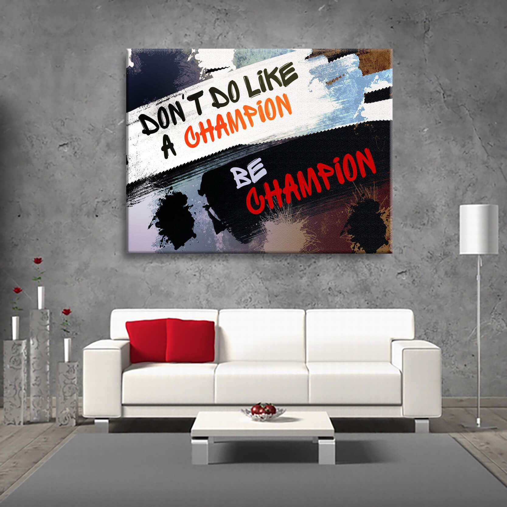 Be Champion Canvas