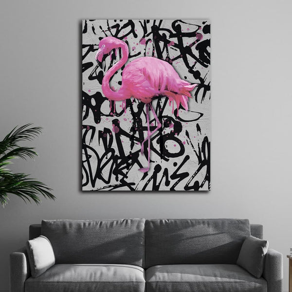 Flamingo-Leinwand