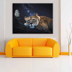 Lioness&Owl Canvas