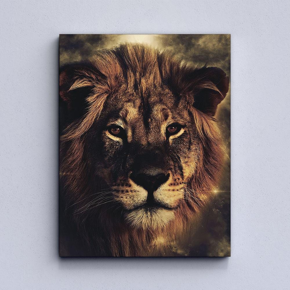 Lion Brown Canvas