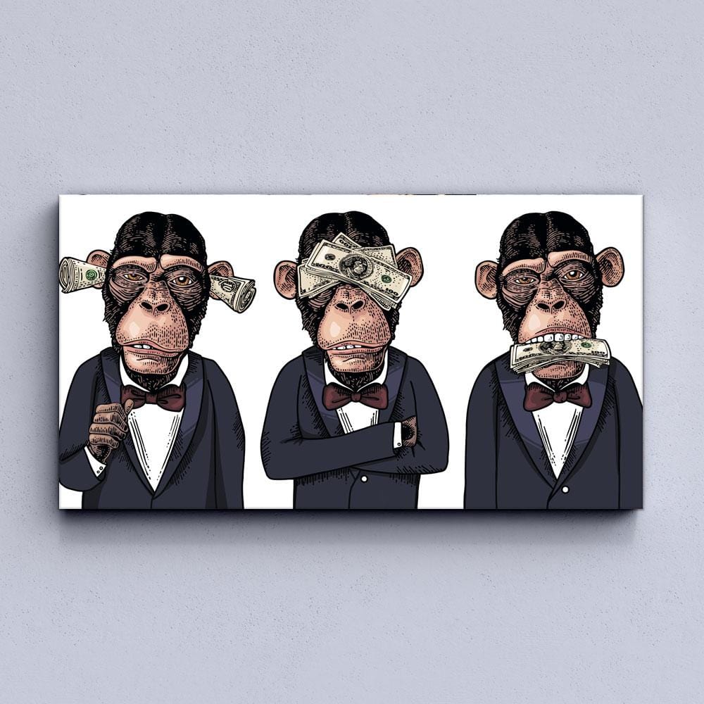 Money Monkeys Canvas