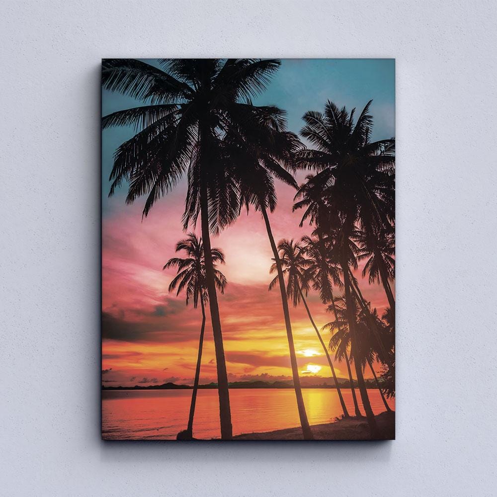 Palm Sunset Canvas