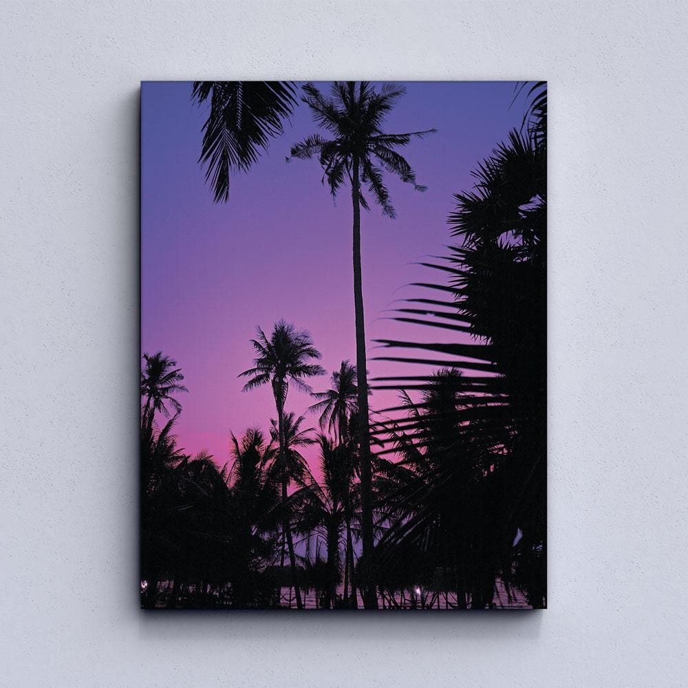 Palm Violet Canvas