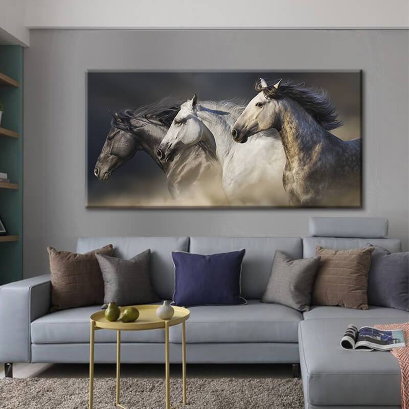 Toile Chevaux