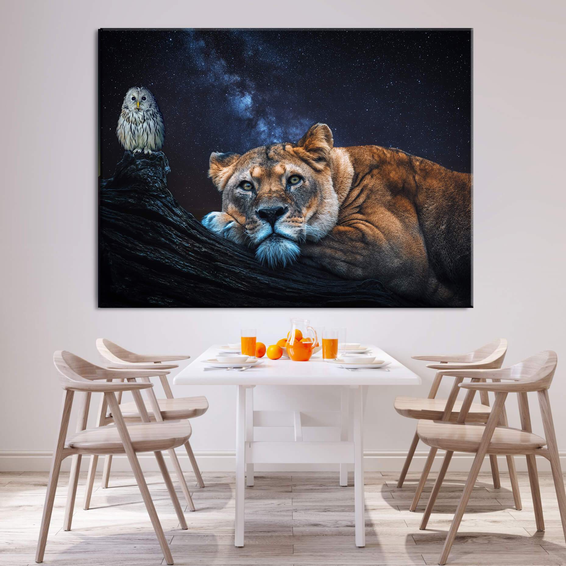 Lioness&Owl Canvas