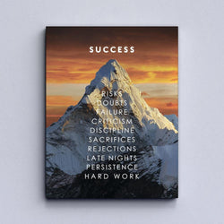 Success Mountain Canvas