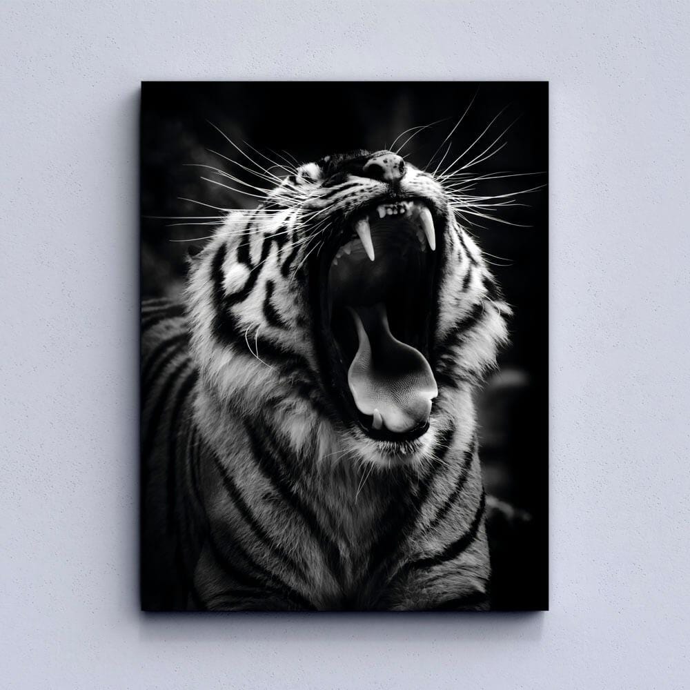 Tiger Angry Canvas